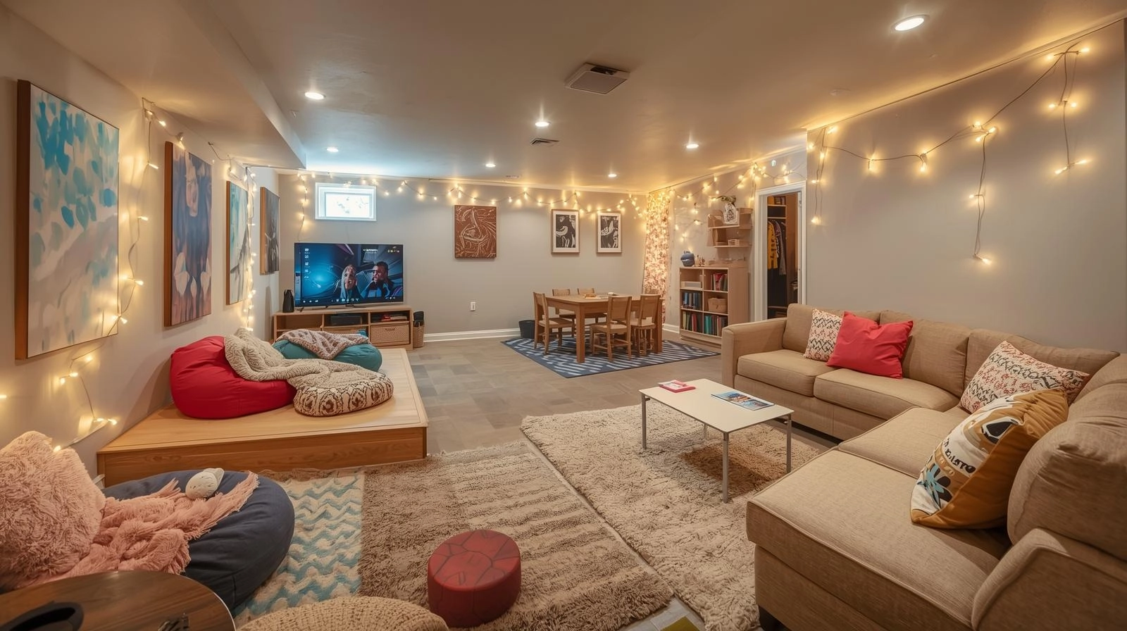 10 Basement Kids Hangout Room Ideas