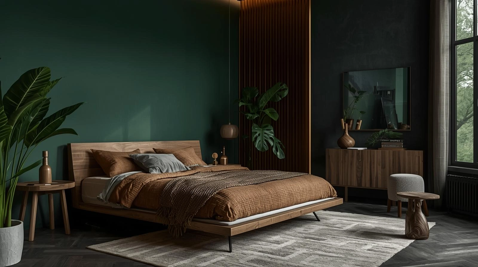 10 Modern Dark Nature Aesthetic Bedroom Decor Ideas