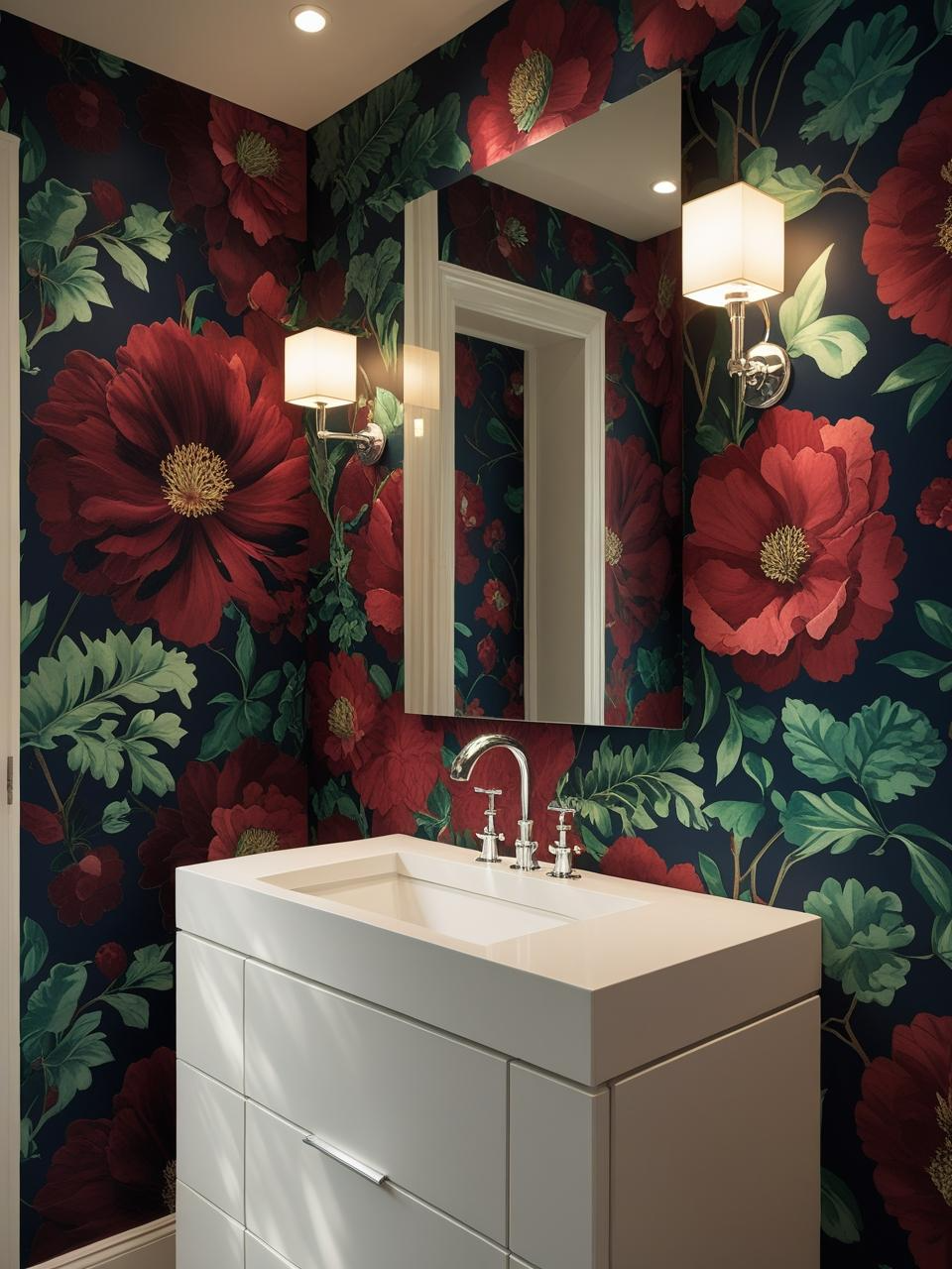 Half bathroom inspiration with