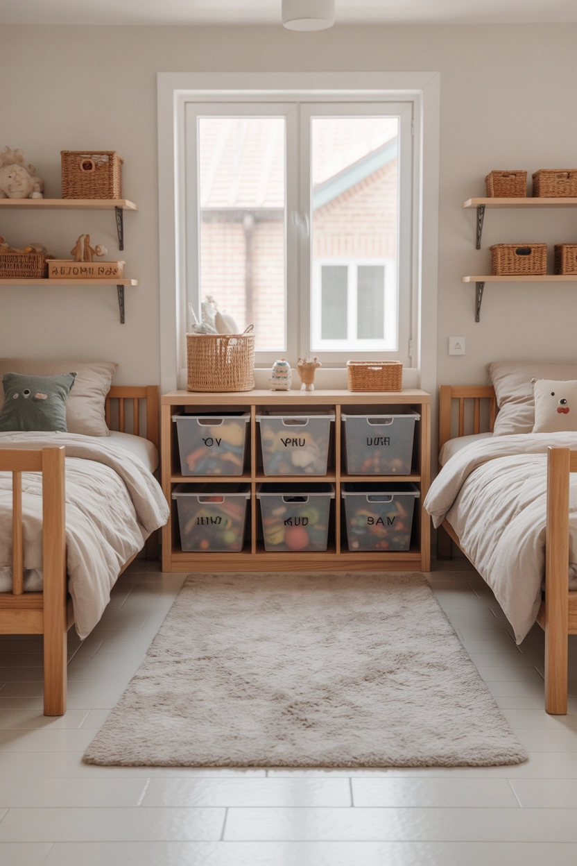 Small Shared Kids Bedroom