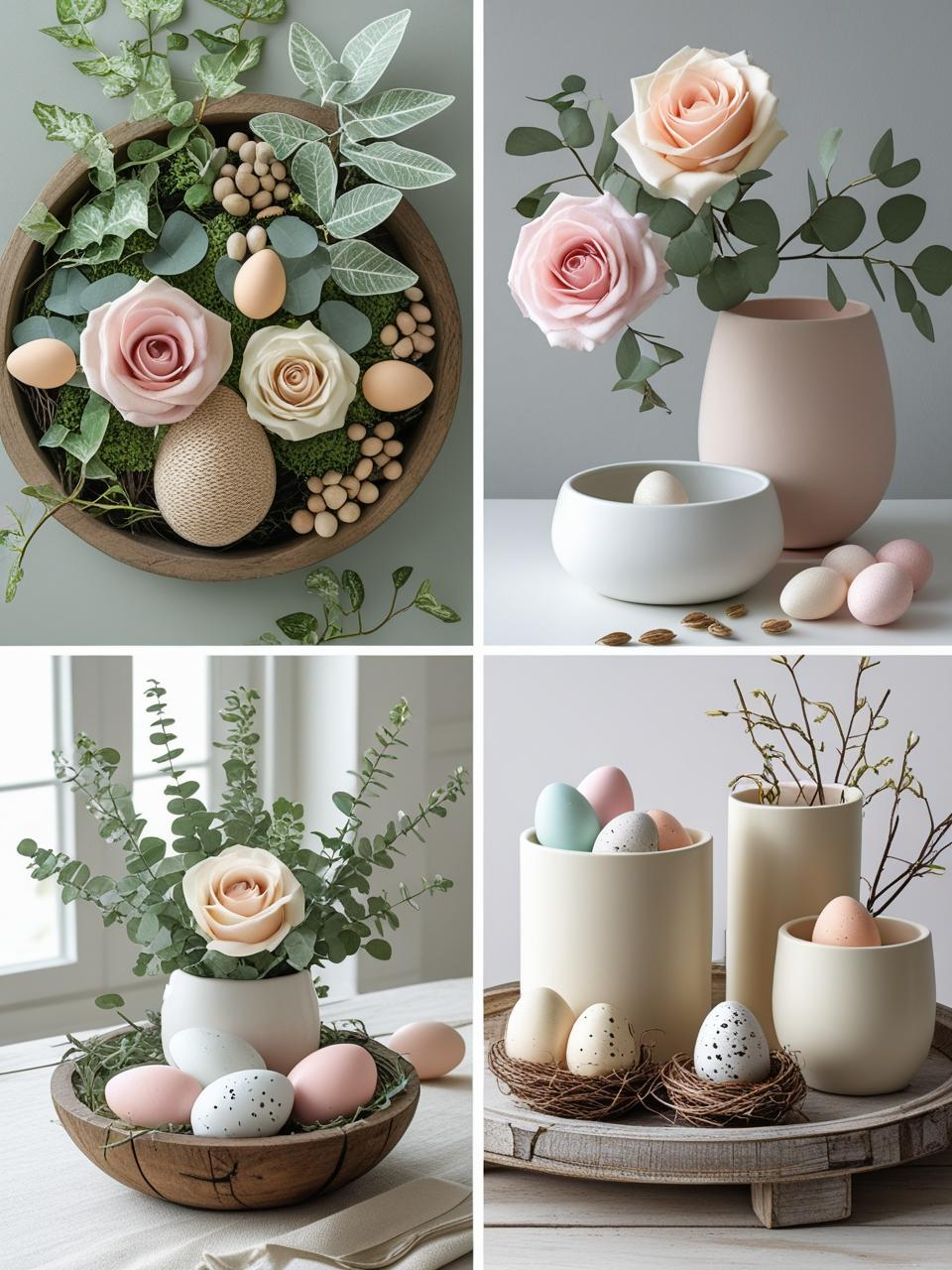 Stunning Easter centerpiece ideas in fresh themes including garden, modern, and farmhouse styles