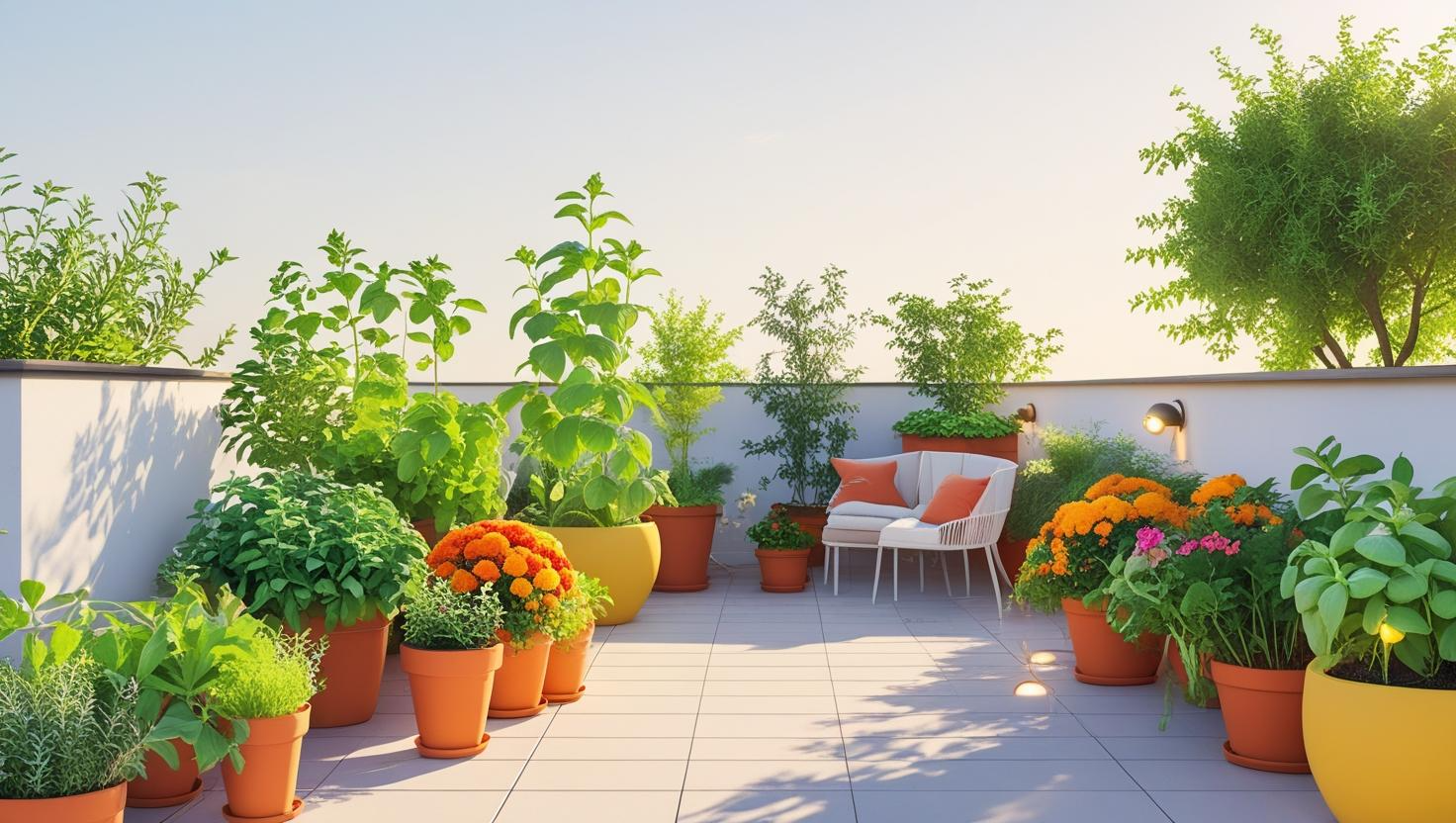 17+ Clever Ideas for a Thriving Terrace Garden