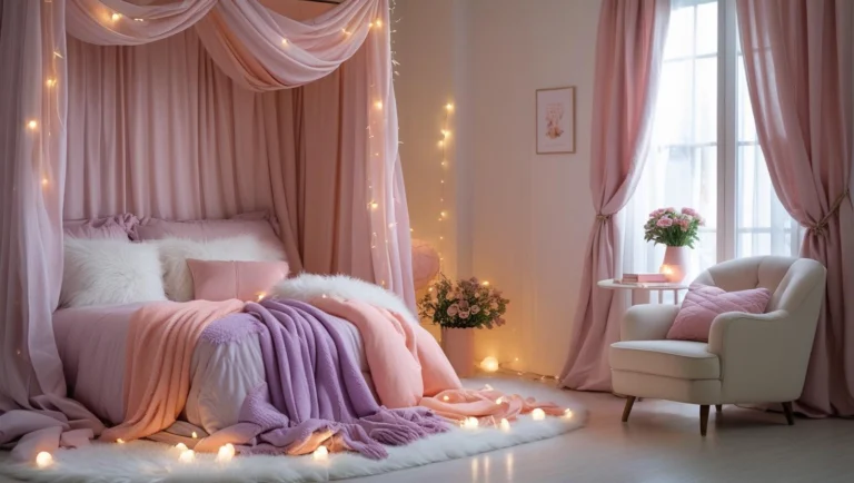 girly bedroom aesthetic