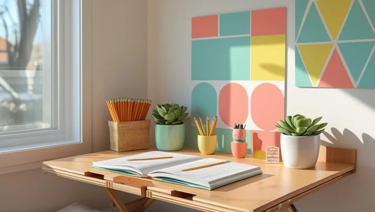 homeschool setup small spaces