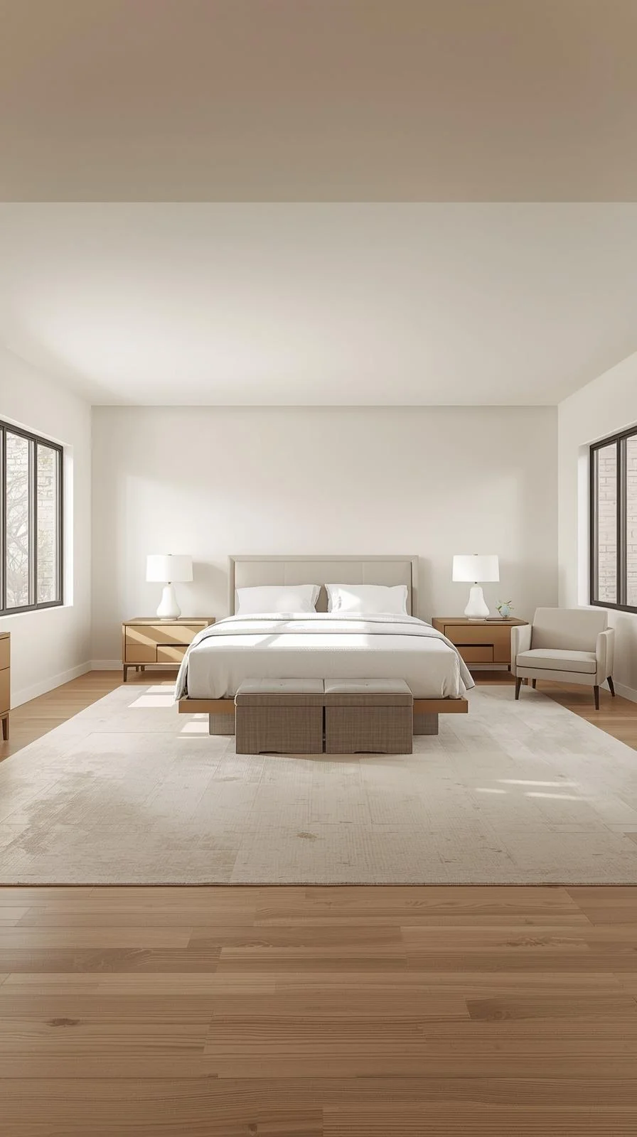 layout of a master bedroom