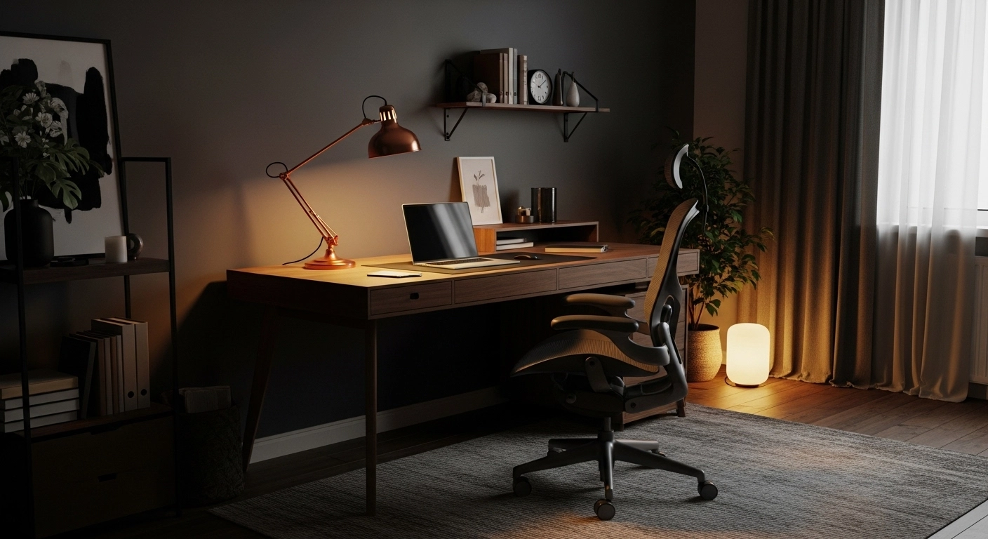 10 Decor Ideas to Convert Your Home Office into a Moody Home Office