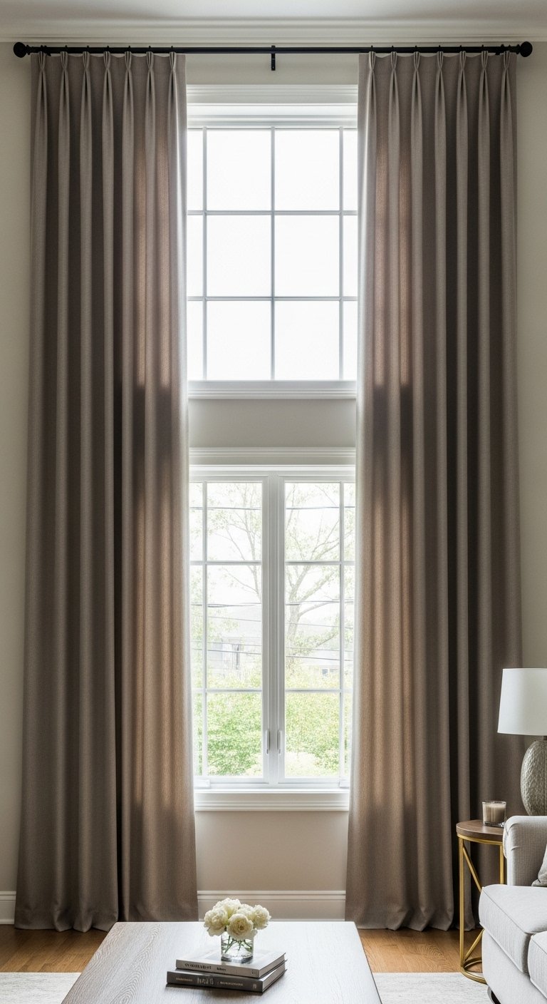 11 Large Curtains Living Room Tall Windows Ideas for Elegant Homes
